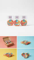 Custom Swirl Soap Trio With Gift Wrap